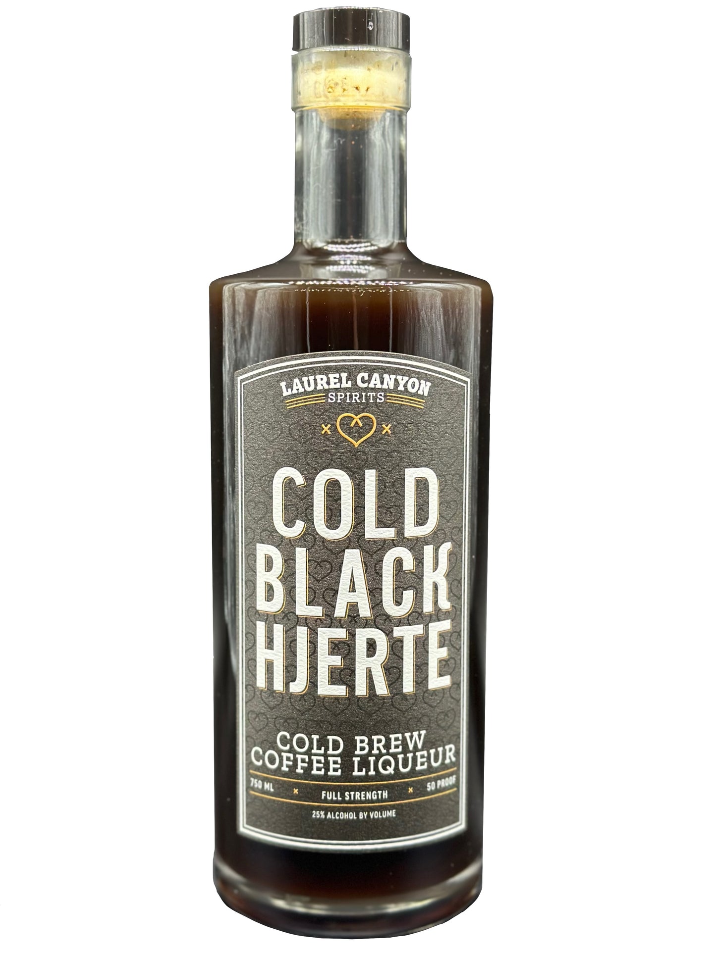 Cold Black Hjerte - Cold Brew Coffee Liqueur